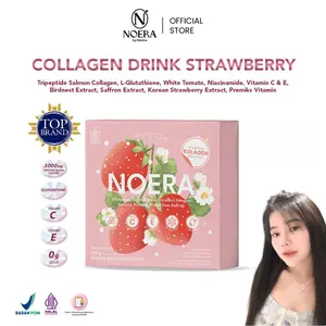 Noera Collagen Drink With Birdnest and Saffron Extract I Minuman Kolagen L-Gluthatione | Noera Premium Collagen Drink | Collagen Beauty | Noera Kolagen Drink | Suplemen Kolagen Glutathione l Improved Formula