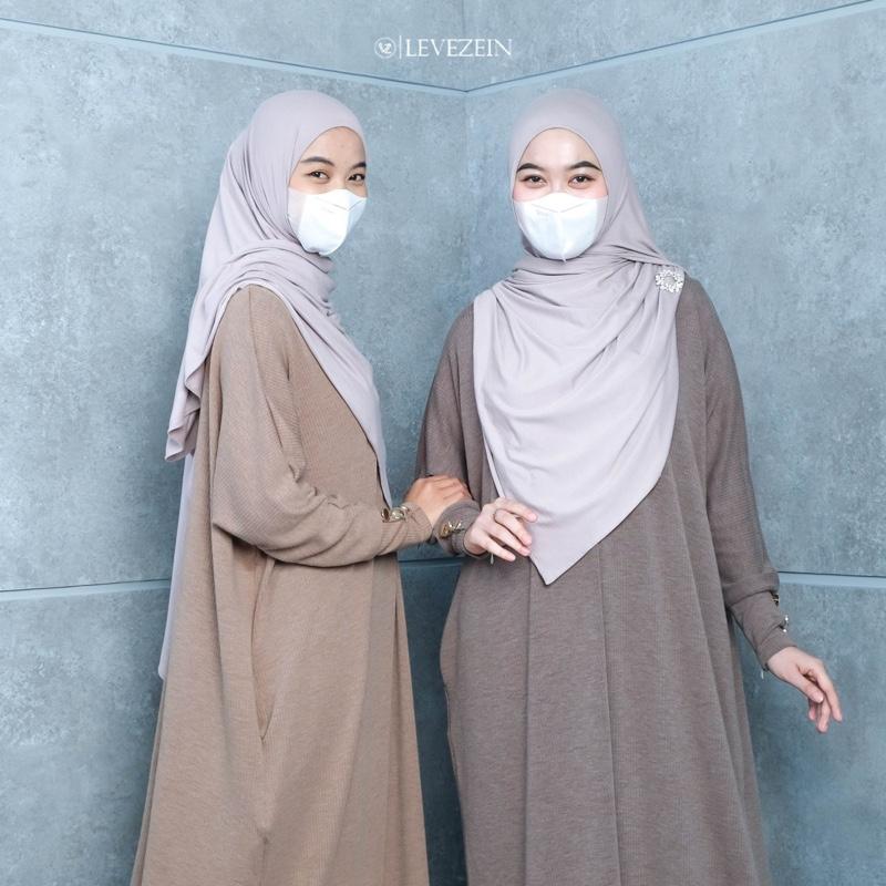 Ayana Abaya Batwing Syar’i Bahan Skylar Knit by Levezein (Gamis Haji Dan Umroh) 5