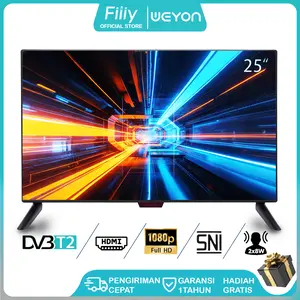 WEYON Televisi TV Digital LED 25 Inch FHD DVB-T2 Garansi Resmi 1 Tahun