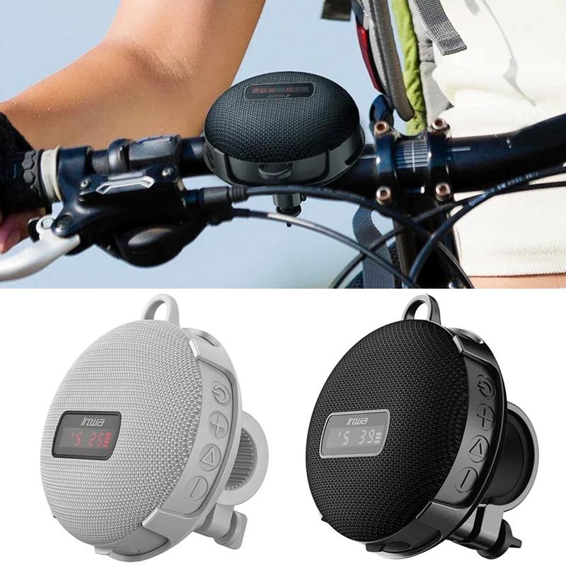 8W High Power LED Digital Display Wireless Bicycle Bluetooth Speaker ...