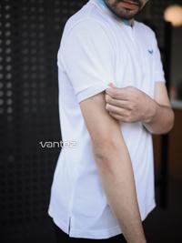 Gambar Baju Polo Pria Vantez Lengan Pendek - Polo Shirt Kerah Casual Koko - putih, M dari vantez.id Kab. Bandung 4 Tokopedia