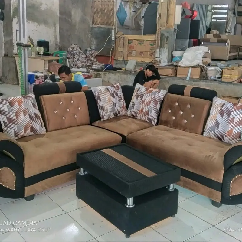 sofa sudut ggs minimalis type 2+2+sudut 2