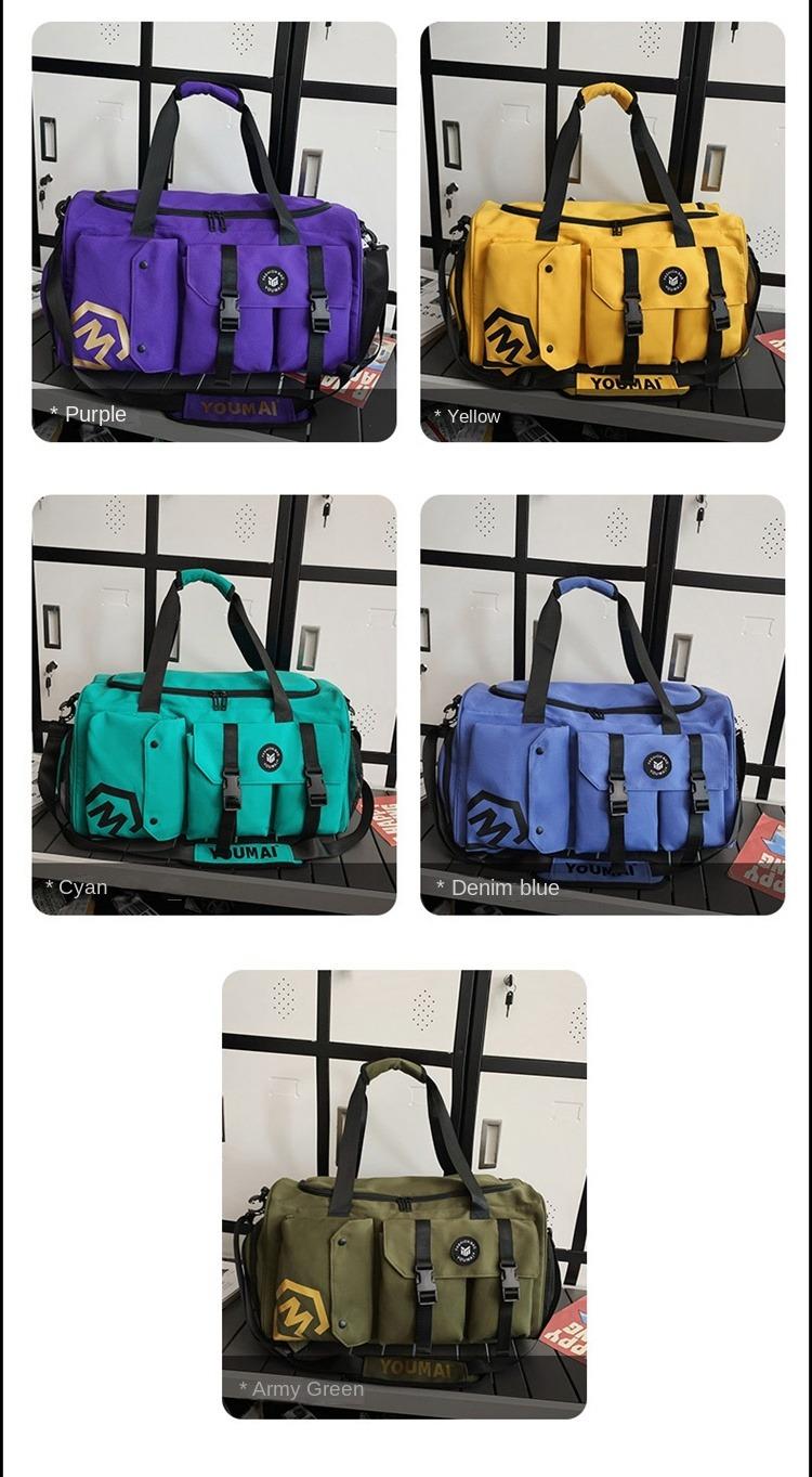 Product Introduction of Travel Bag Multifunctional Backpack Crossbody Handbag Luggage Bag Dry Wet Gym Bag#983 11