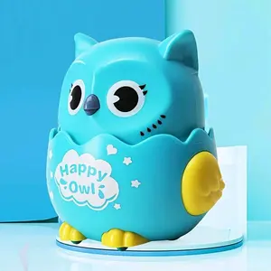 Mainan Anak Happy Owl Mainan Burung Di Tekan Jalan Bergerak Mainan Burung Hantu Lucu Mainan Anak Cewek Cowok