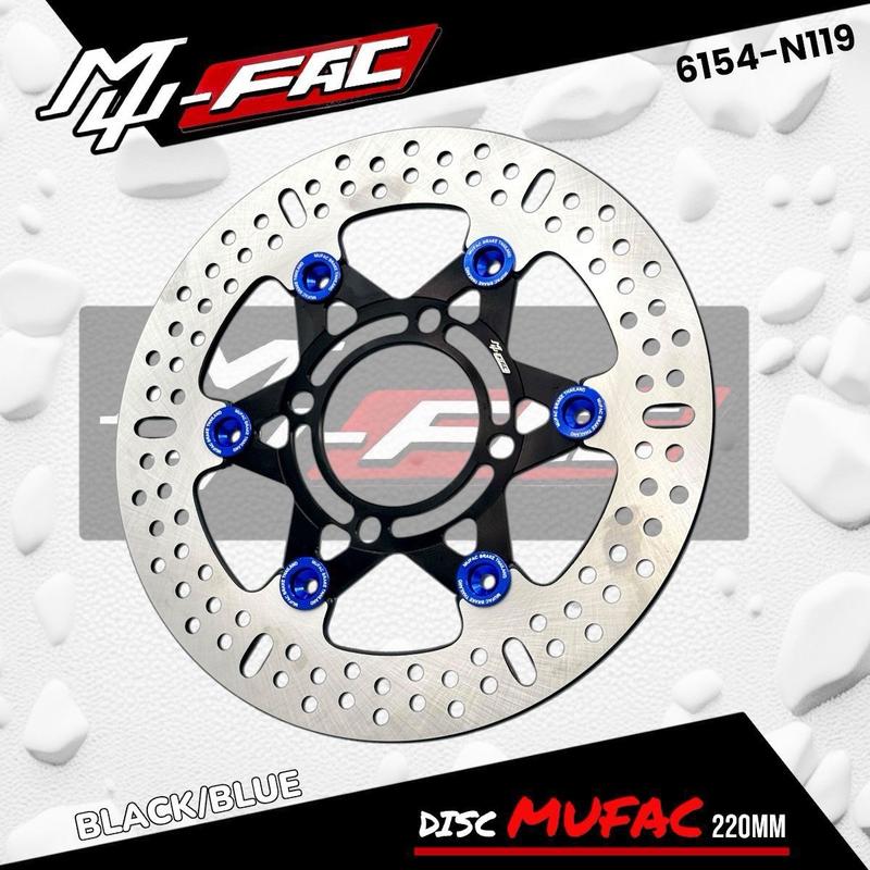 CAKRAM PIRINGAN DEPAN UK 220mm FULL CNC NEW EDITION UNIVERSAL MOTOR MIO VARIO BEAT MIO SOUL SCOOPY JUPITER MX DLL 3