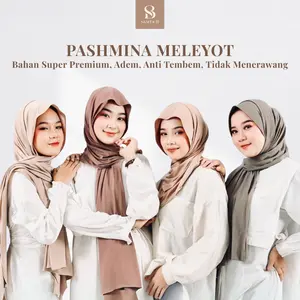 Starbell - Pashmina Jersey Premium Lembut dan Adem Anti Gerah Tidak Menerawang Anti Kusut High-Quality