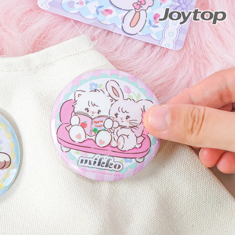 JOYTOP Button Pin Blind Box  Mikko Aksesoris Tas Cute Peniti 6
