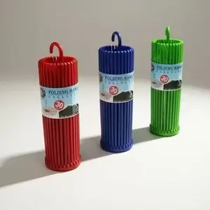 Jemuran Baju Bayi Hanger Folding 20 Stik Bahan Tebal