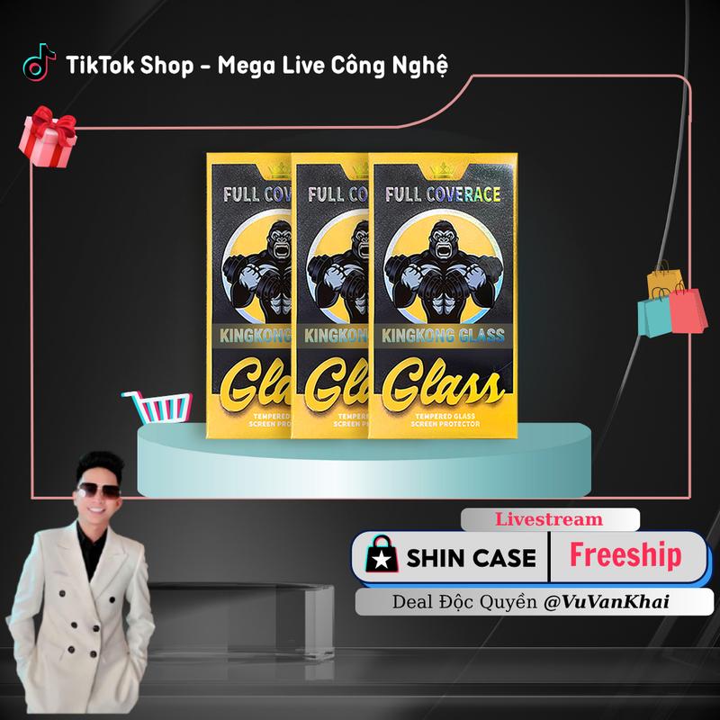 [Maonau99 X Shin Case] [ COMBO 7 KÍNH CƯỜNG LỰC ] KÍNH CHỐNG NHÌN TRỘM KINGKONG GLASS FULL MÀN HÌNH - iP 6/6s/7/8/Plus/X/XS/XR/11/12/13/14/15/16/17/Pro/Max/Mini