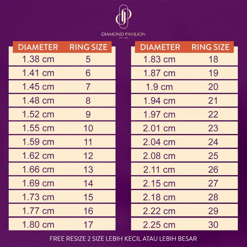 Product Introduction of Diamond Pavilion Cincin Emas Batu Berlian Pritta Ring 0