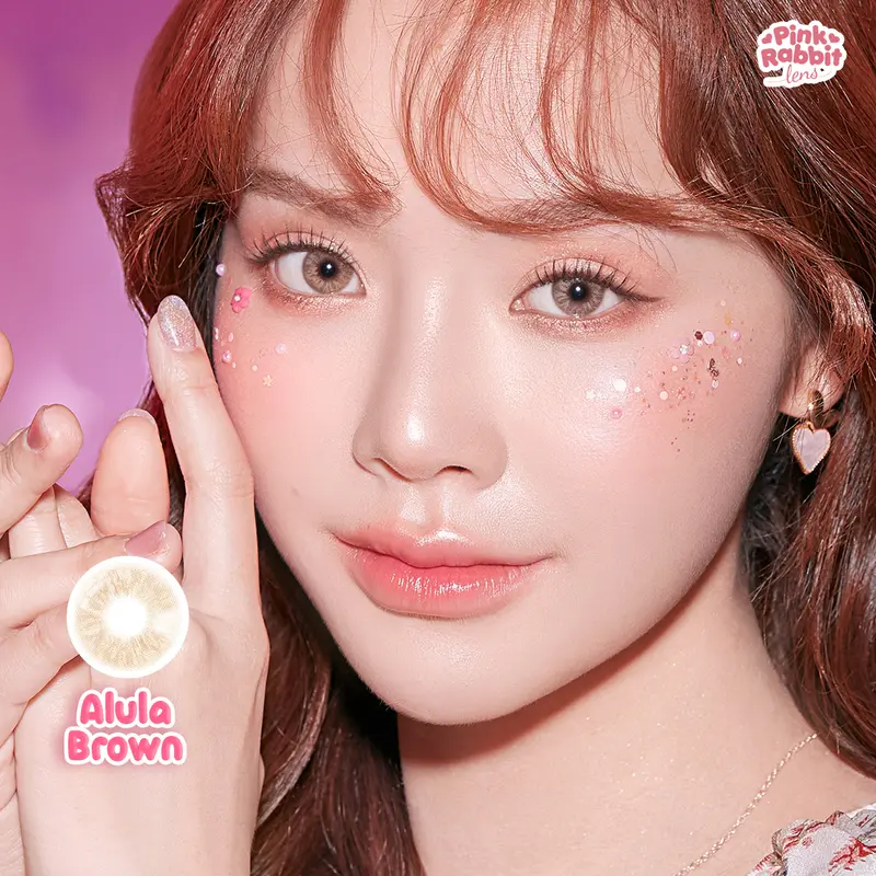 PINKRABBIT SOFTLENS ALULA BROWN - Normal, Minus 0.50 S/D 10.00 (1PCS/Sebelah) 2