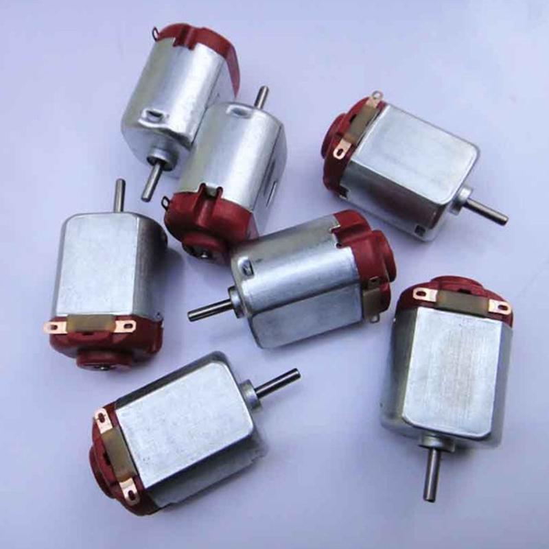 GERUI 10 stuks mini-motor DC 1,5 V-6 V micro130 elektromotor 23000 tpm sterke magnetische motor voor speelgoed, auto, robot, doe-het-zelf ventilator, wetenschapsproject, STEM