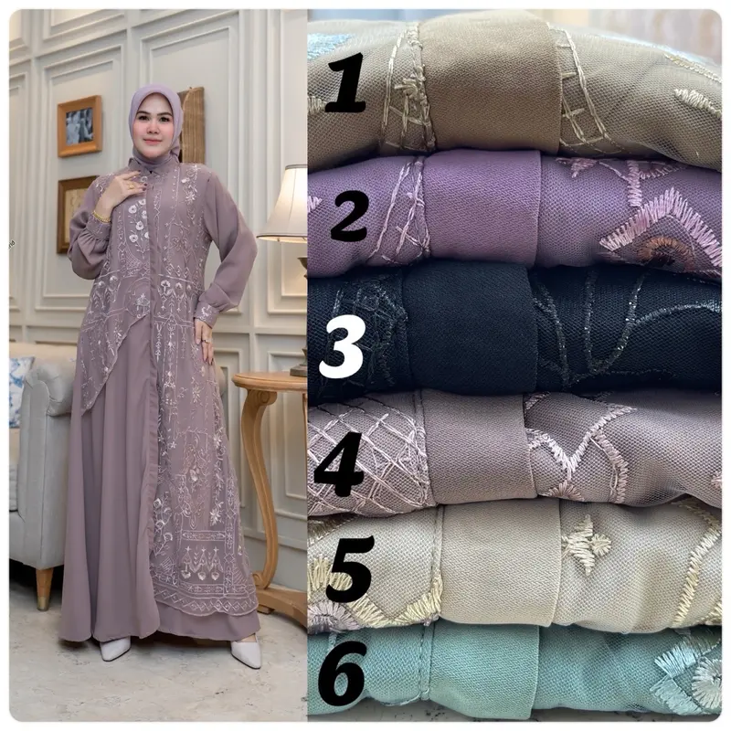 Zahra Big Size M031 Baju Dress Wanita Pesta 3