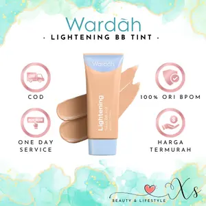 Wardah Lightening Fresh BB Tint 15ml & 30ml - Alas Bedak untuk Kulit Cerah - Concealer, Foundation