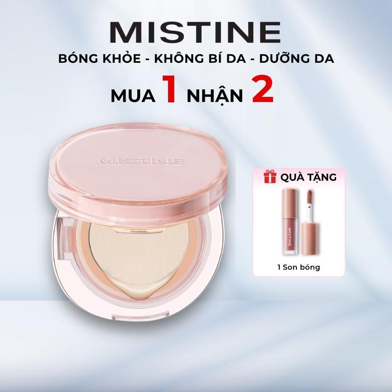 [KOL] Phấn nước cầu vòng Xiêm La Mistine Cushion 1 lõi (Cushion 13g) + quà tặng 1 son bóng (1.3g)