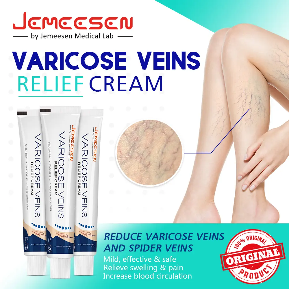 Jemeesen Varicose Vein Cream for Effective Relief and Improved Appearance - Body Care Lotions Skin Repair