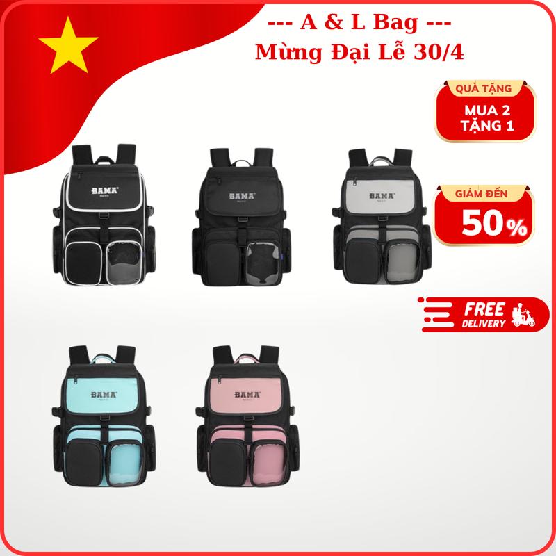 Balo Local Brand Bama SS2 Thời Trang Đi Học, Đi Chơi Chống Nước Có Ngăn Đựng Laptop Kt 42 x 35 x 15cm - AL BAG