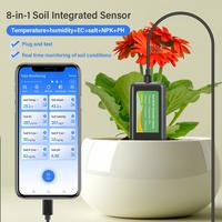 Jual Yieryi 8-in-1 Smart Soil NPK Sensor Salinity EC Moisture Temp pH ...