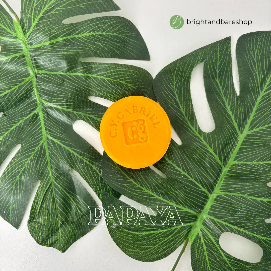 glutathione carnivore diet CY Gabriel Papaya soap 135g exfoliating and whitening soap brightening soap  effective whitening soap good for dark spots FDA Approved GMP Certified