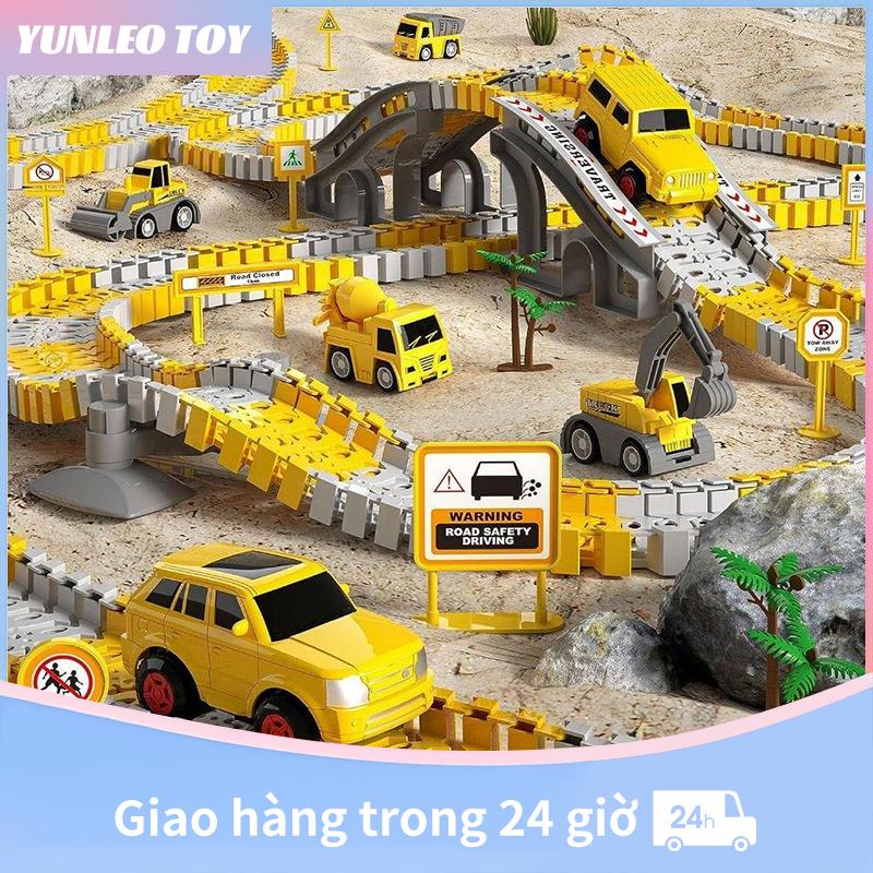 Kỹ Thuật Điện Xe Lửa Bộ Đồ Chơi Xe Đường Sắt Lắp Ráp Khối Xây Dựng Đồ Chơi Trẻ Em Xe điện không bao gồm pin,bạn cần mang theo hai cục pin AA