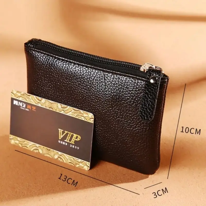 Dompet Koin Wanita Dompet Uang dan Kunci Wanita Kartu Kulit 8
