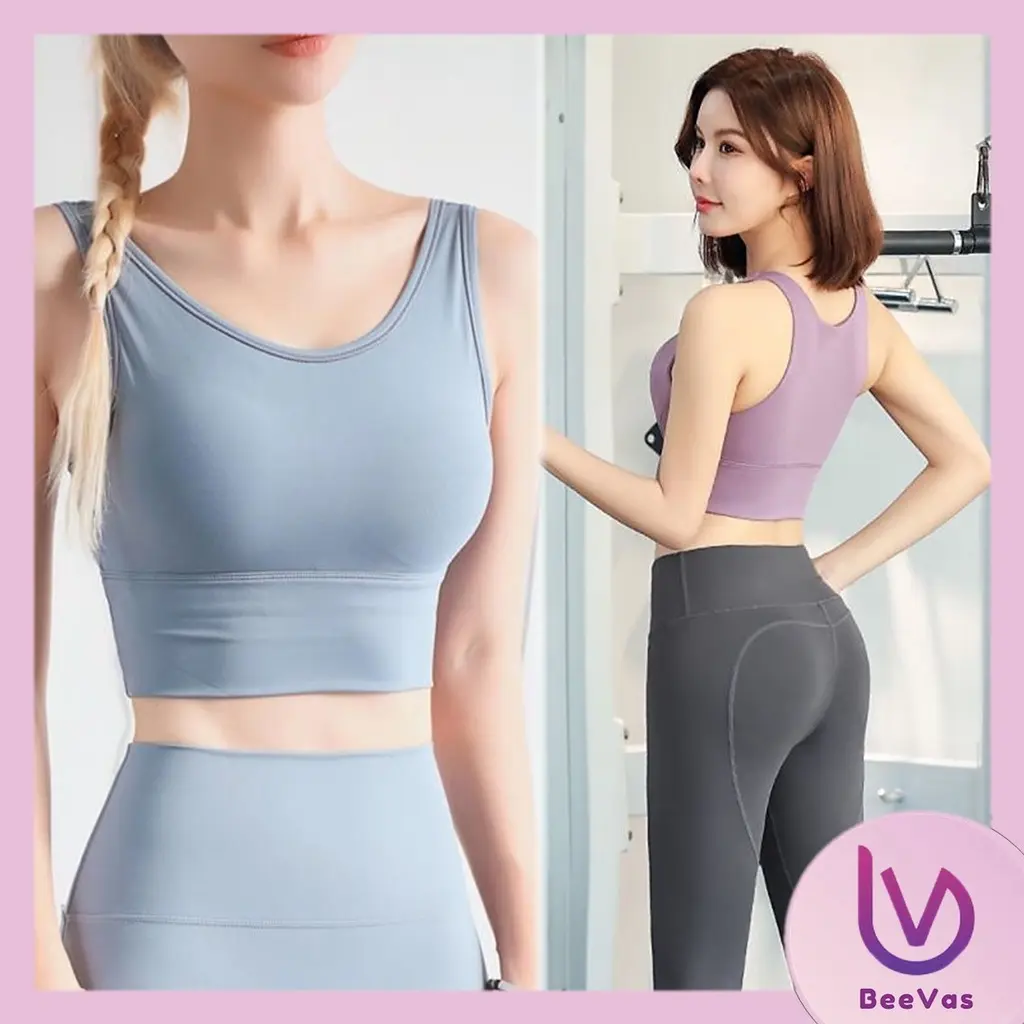 BV.ID BR458 BRA SPORT YOGA OLAHRAGA PAKAIAN WANITA TANK TOP MODEL CROP FASHION KOREA