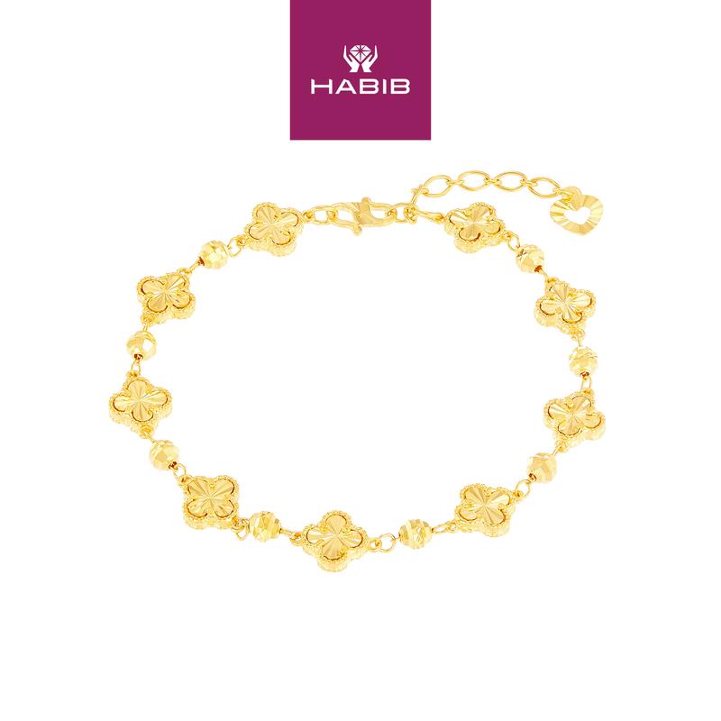 916/22K Yellow Gold Bracelet KHBL151222 TikTok Shop Malaysia