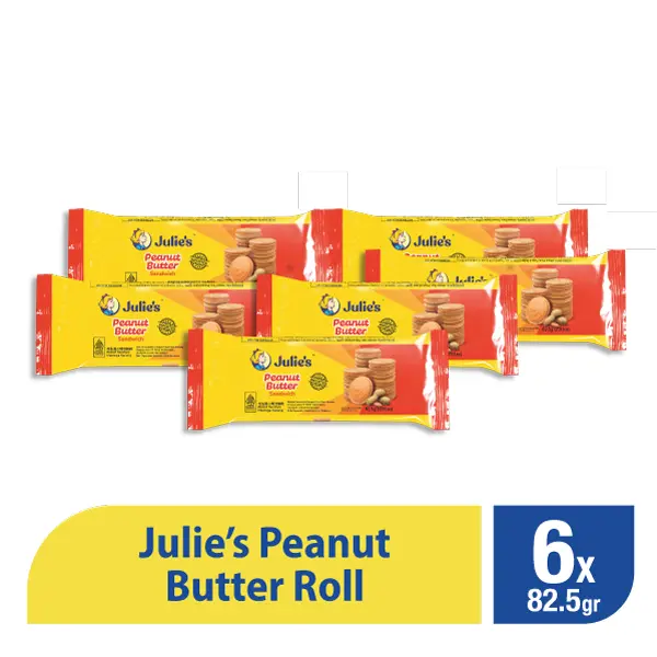 Special Package - Julies Peanut Roll 82,5 Gr ( 6 Pcs )