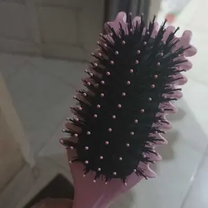 Curl Defining Brush - Sisir Viral Rambut Keriting Kriwil Define Styling Curl Brush Anti Kusut Anti Frizz - Bulu Vegan & Nylon Sisir Blow