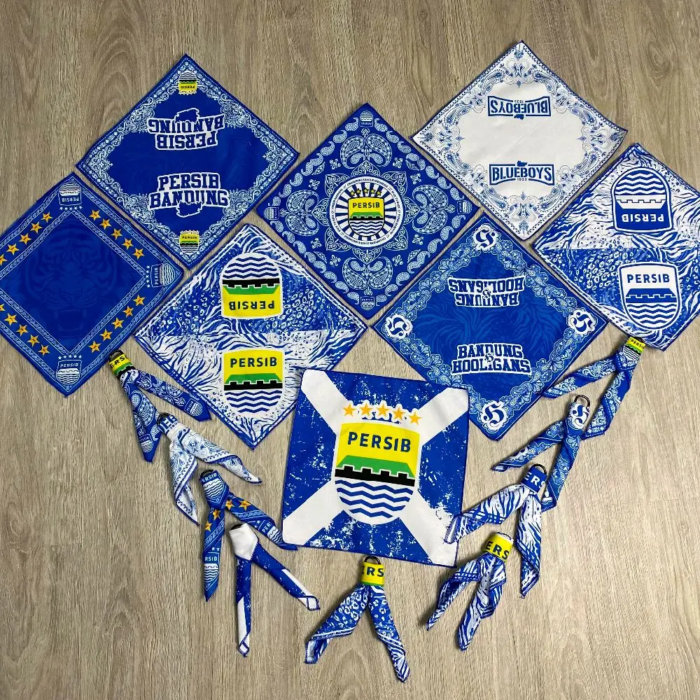 FTBLSPZL - Keychain Bandana Persib Bandung - Slayer - Gantungan kunci - karabiner - Persib