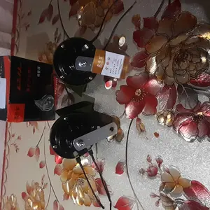 Klakson Keong Ganda 12V/24V Waterproof – Suara Nyaring Bass & Treble, Tahan Cuaca, Warna Hijau Tentara, Cocok untuk Mobil & Motor