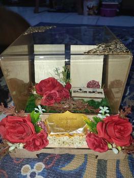 Product Review of Treasure Artificial Kotak Hantaran Perhiasan Fullset Free Custom Nama from S**i C**n 1