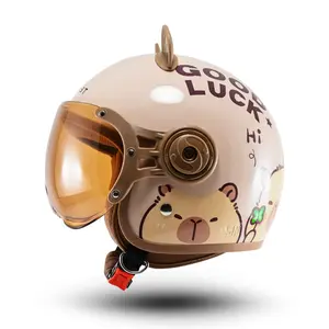 Helm Anak Bogo Kaca Pilot Terbaru Kekinian Motif Karakter Kartun Lucu SNI Premium Motorcycle