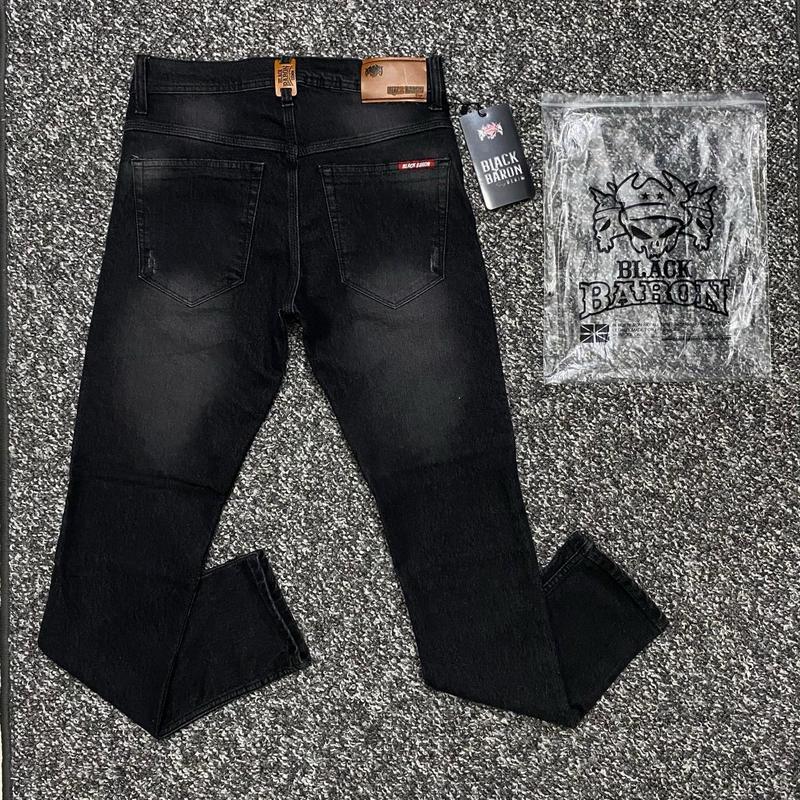 Celana Jeans Panjang BIKERS Pria Terbaru Hitam Slimfit Denim Distro Cowok Dewasa 3