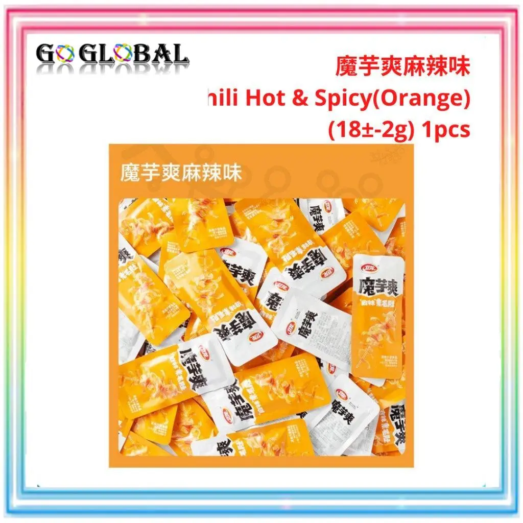 Mo Yu Shuang Wei Long China Snacks Food Red Sour Spicy and Chewy(18/15±-2g) GO