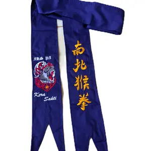 sabuk ikspi biru drel sabuk beladiri ikspi bahan drel anoman Boxing Samsak