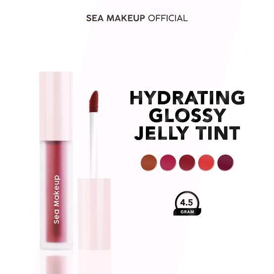 SEA MAKEUP SLICK COVER JELLY TINT perawatan bibir 0