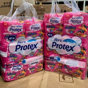 PAKET 1 TAS (ISI 6 PACK) HERS PROTEX PINK 8PADS NONWING PEMBALUT TANPA SAYAP (6PACK X 8PADS)