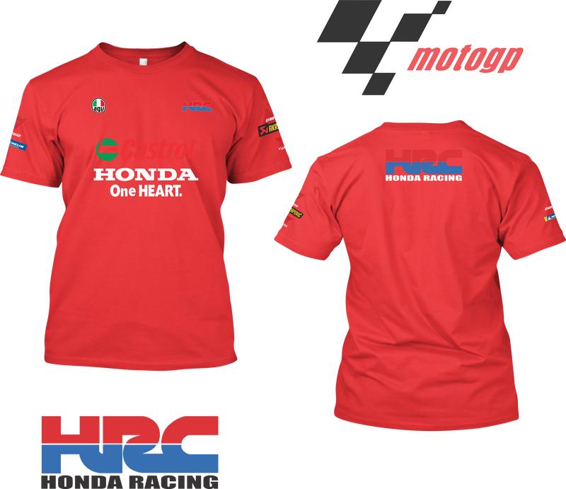 Kaos MotoGP Livery 2025 Team HONDA HRC // Cotton combed 24s 0