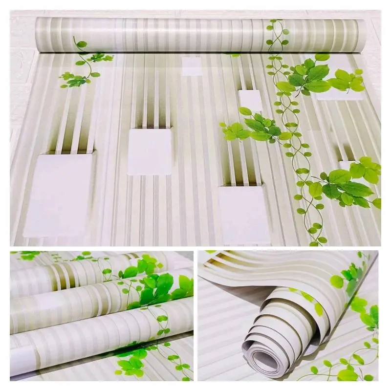 Wallpaper Stiker Dinding Motif Daun Pohon Merambat Pagar Hijau Terlaris Elegan Keginian Cocok Untuk Dinding Kamar Tidur Dan Ruang Tamu