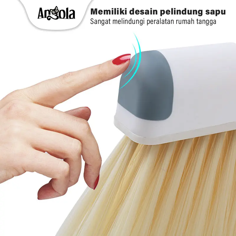 ANGOLA Satu Set Sapu Pengki Pembersih D63 Broom Set Dustpan Sapu Lipat Kombinasi Pengki Sapu Lantai 7