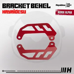 Hayaidesu Bracket Behel Yamaha AEROX ALPHA (Standard, Cybercity, Turbo) - 3mm Steel Material High Quality
