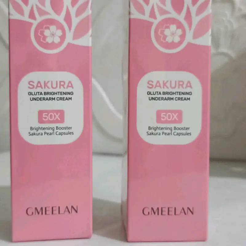 [READY] GMEELAN Cherry Blossom Krim Pemutih Ketiak Sakura Underarm Whitening Cream 30g Pemutih Krim 3