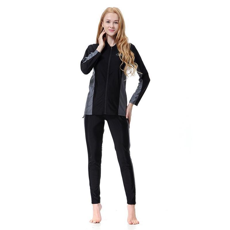 Product Introduction of New Muslim Three-Piece Swimsuit Middle East Swimsuit 7