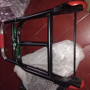 Troli Lipat Bawa Air Galon Troley Besi Kardus Dorong Roda Portable Serbaguna Kuat Free Tali