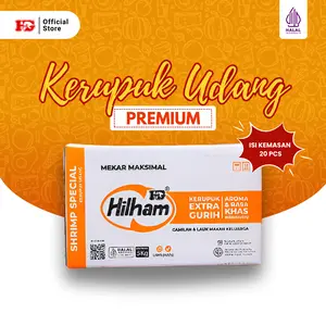 Kerupuk Udang HG Premium Kemasan Bal Isi 20 pack Camilan Food Snack Krupuk Makanan
