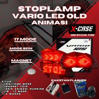 Gambar X-Case Lampu Stop Running Animasi Vario Led Old 2015 - 2017 Magnet 17 Mode Animasi Otomatis  Bulat Kotak Motorcycle Stoplamp Motor WD 197 - ICEBLUE, TANPA FLASHER dari Xcase Indonesia Kota Administrasi Jakarta Barat 2 Tokopedia