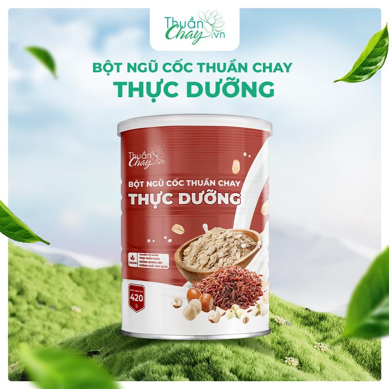 NGŨ CỐC THỰC DƯỠNG - Bột Ngũ Cốc Thuần Chay 420g