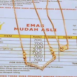 Kalung Fuji Emas Muda Asli Dapat Surat Dari Toko
