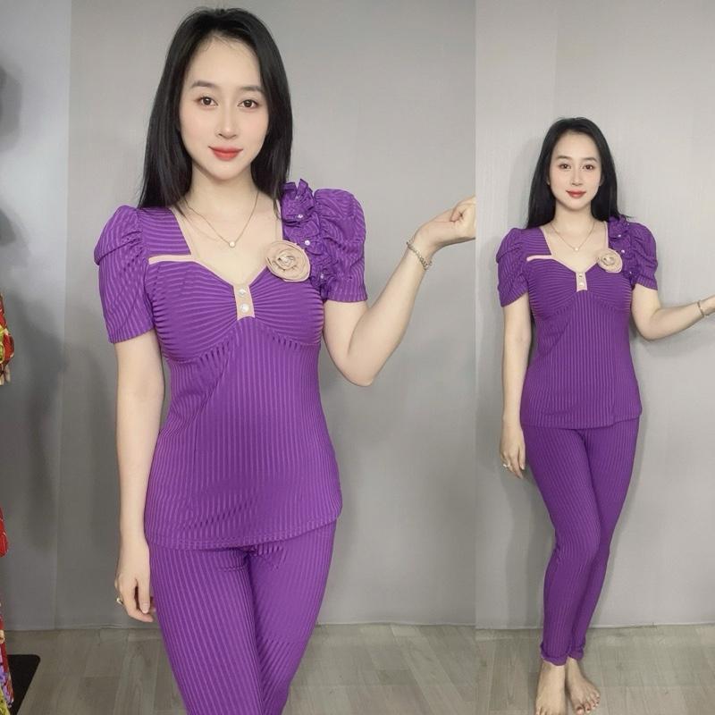 - Đồ bộ thiết kế thun gân đũa - quần dài ống ôm !!!